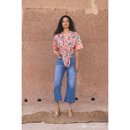 CAMISETA MAXI FLOWER