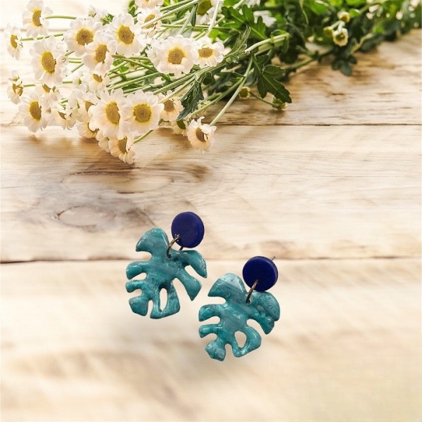 PENDIENTES TURQUESA