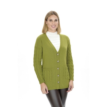 CHAQUETA TRICOT CAMEL