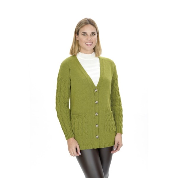 CHAQUETA TRICOT CAMEL