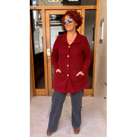 CHAQUETA PUNTO ANTRACITA